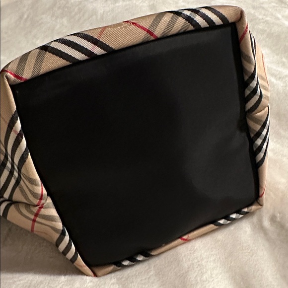 Burberry blue label Beige and Black Checkered small Tote - Picture 3 of 10